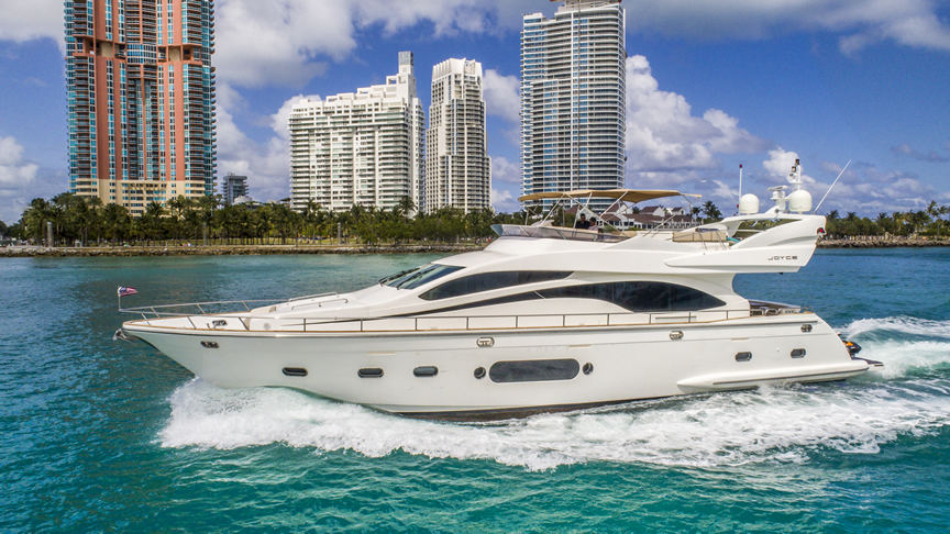 Prime Yacht Rentals Miami - 84′ Joyce + Jetski