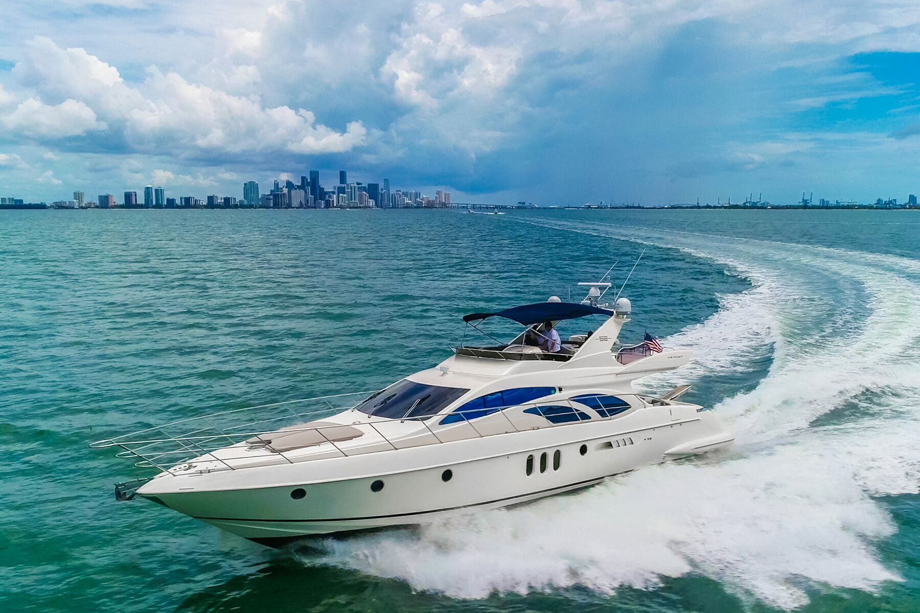 Prime Yacht Rentals Miami - The perfect yacht for your next adventure, presenting the Azimut 62”