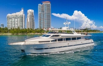 100 foot yacht rental miami