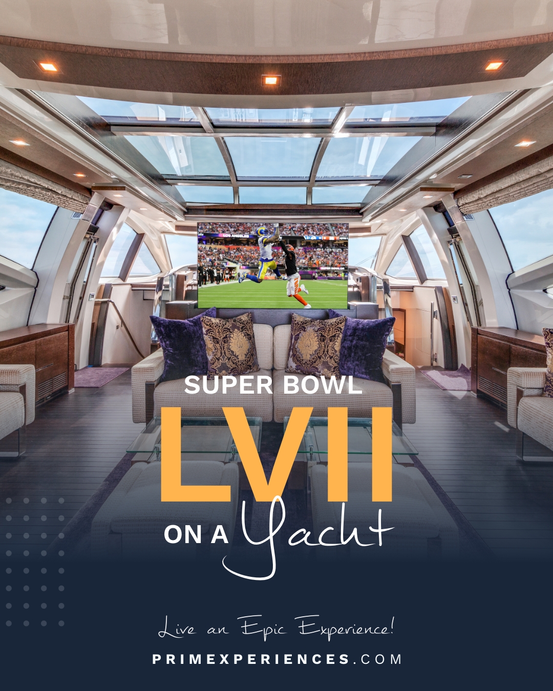 Prime Luxury Rentals - “Experience the Ultimate Super Bowl Party on a Yacht Charter in Miami”